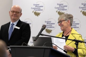 Yvette Dyson received the Renaissance Award at the Greater Worcester Community Foundation's annual meeting (photo courtesy)
