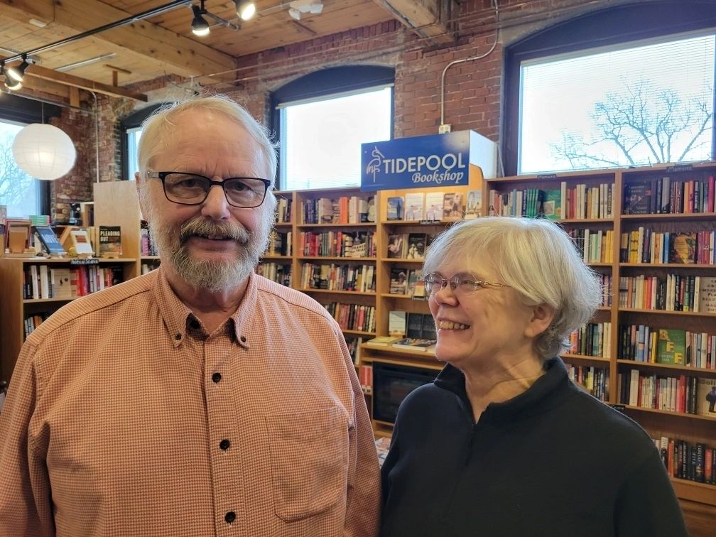 It wasn't necessarily a "dream" for Hutch and Jo Truesdell to open a bookstore (courtesy Tidepool Bookshop)