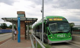 Max Bus Rapid Transit Station in Fort Collins