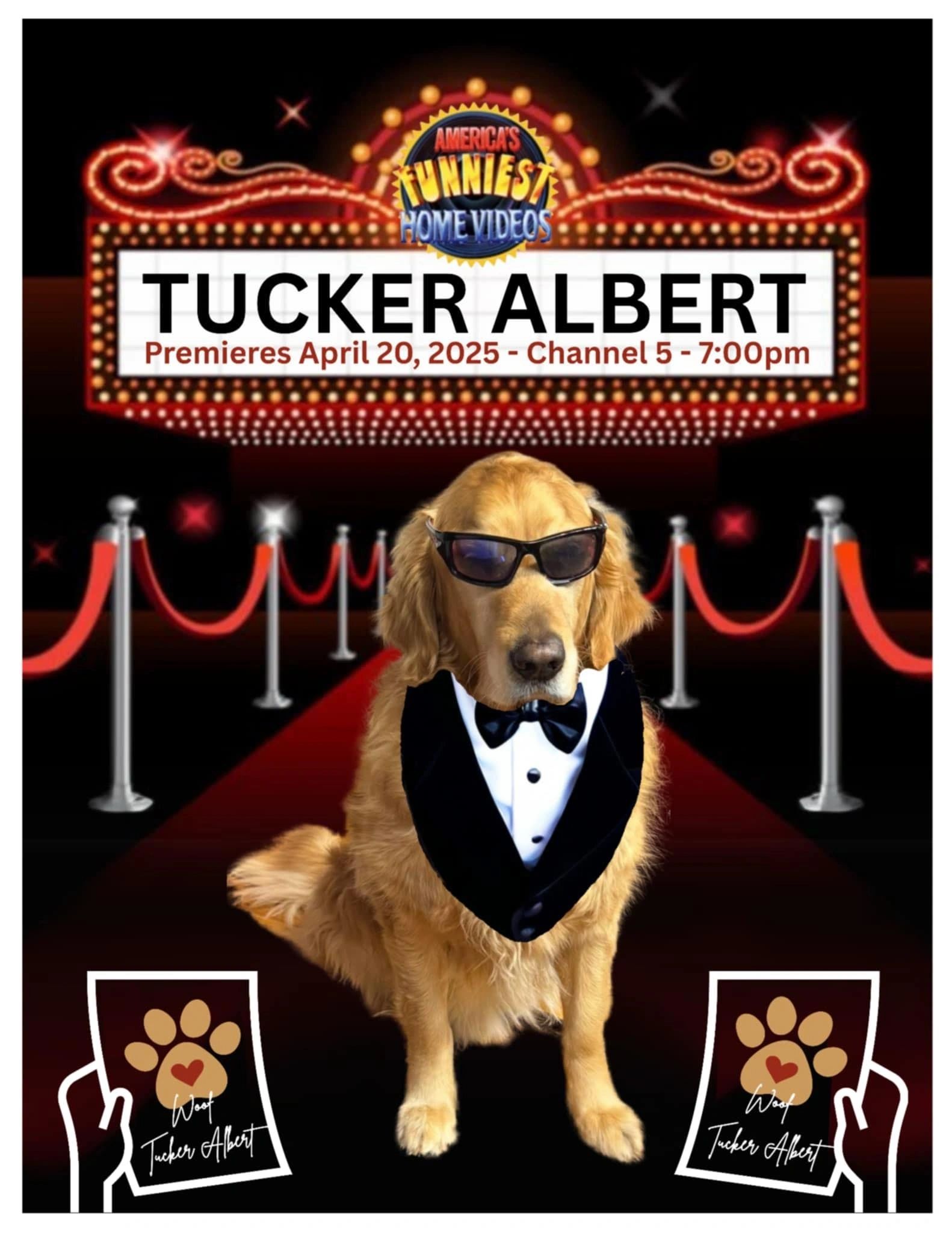 Tucker Albert's "promo poster" (photo submitted)