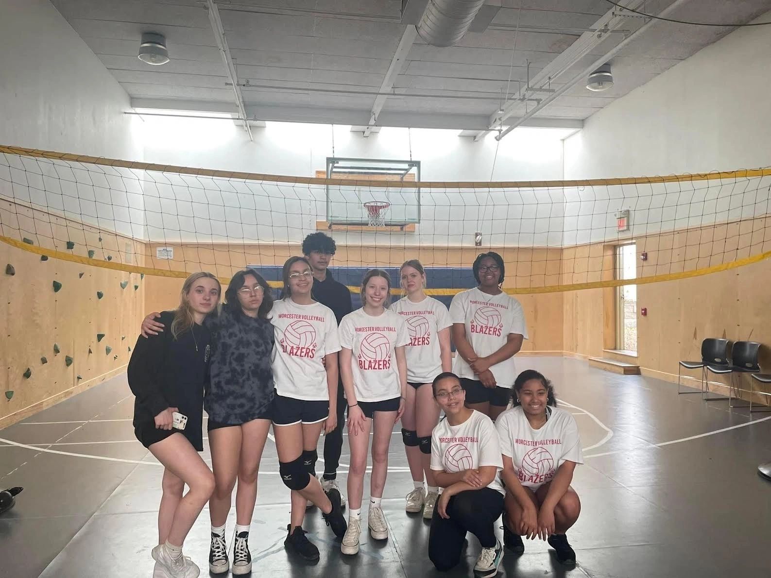 The Blazers use the Open Sky gym on Mann Street (photo courtesy Blazers)