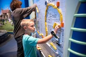 The EcoTarium's Katie Chappell said the Wallace and Gromit exhibit "unique opportunity for families to step into the world of these iconic characters while engaging with STEM concepts in a hands-on way" (photo courtesy EcoTarium)