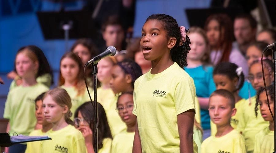 Many Voices: Mechanics Hall Youth Singers is an all-city choir founded in 2022 (photo via Mechanics Hall)