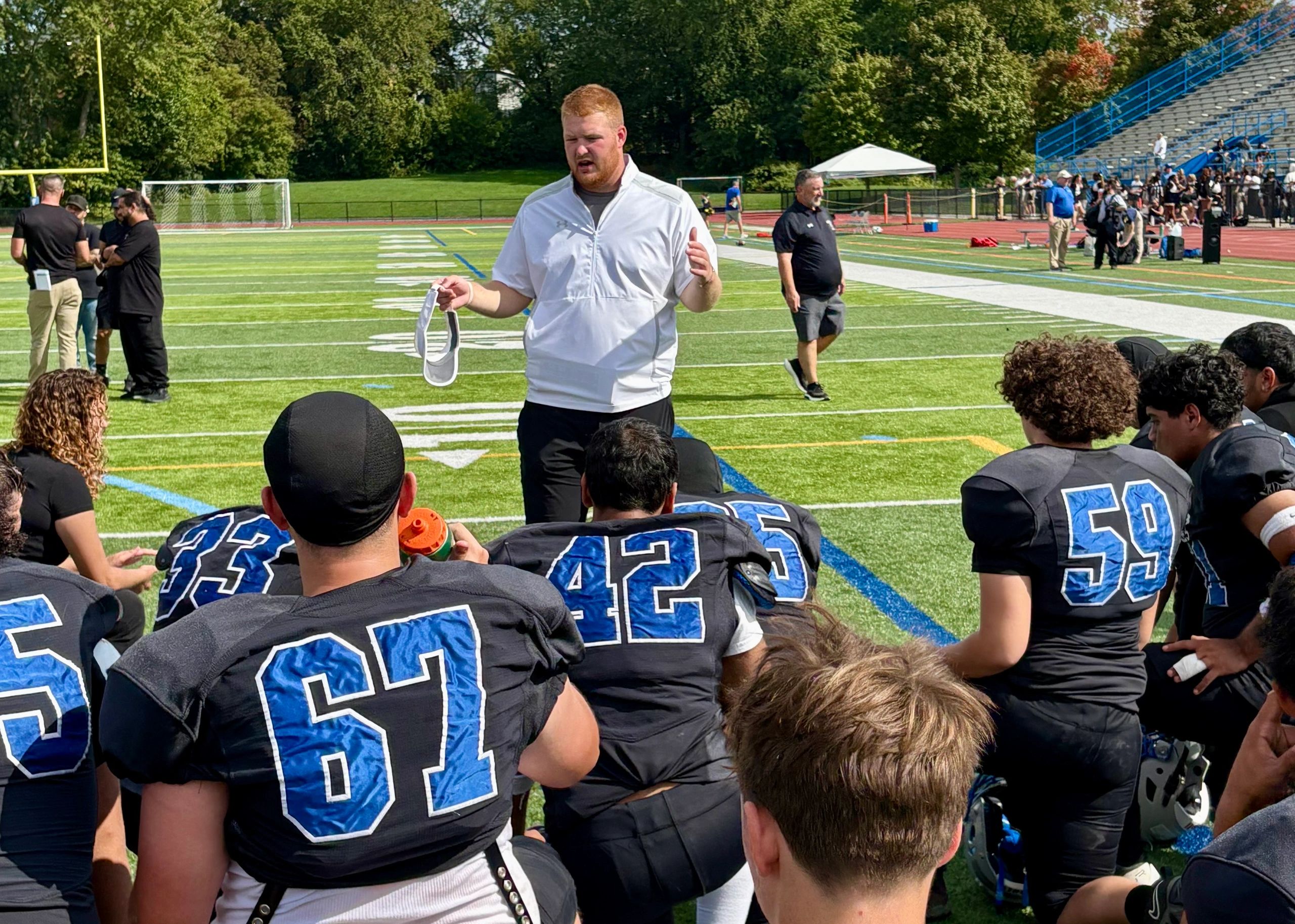 First-year head coach Sam Milberg has created a new culture at Worcester Tech. (Photo by: Mike Vigneux) 