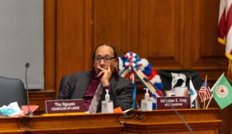Council Vice Chair Khrystian King (photo by Bromly Domingo/the Worcester Guardian)