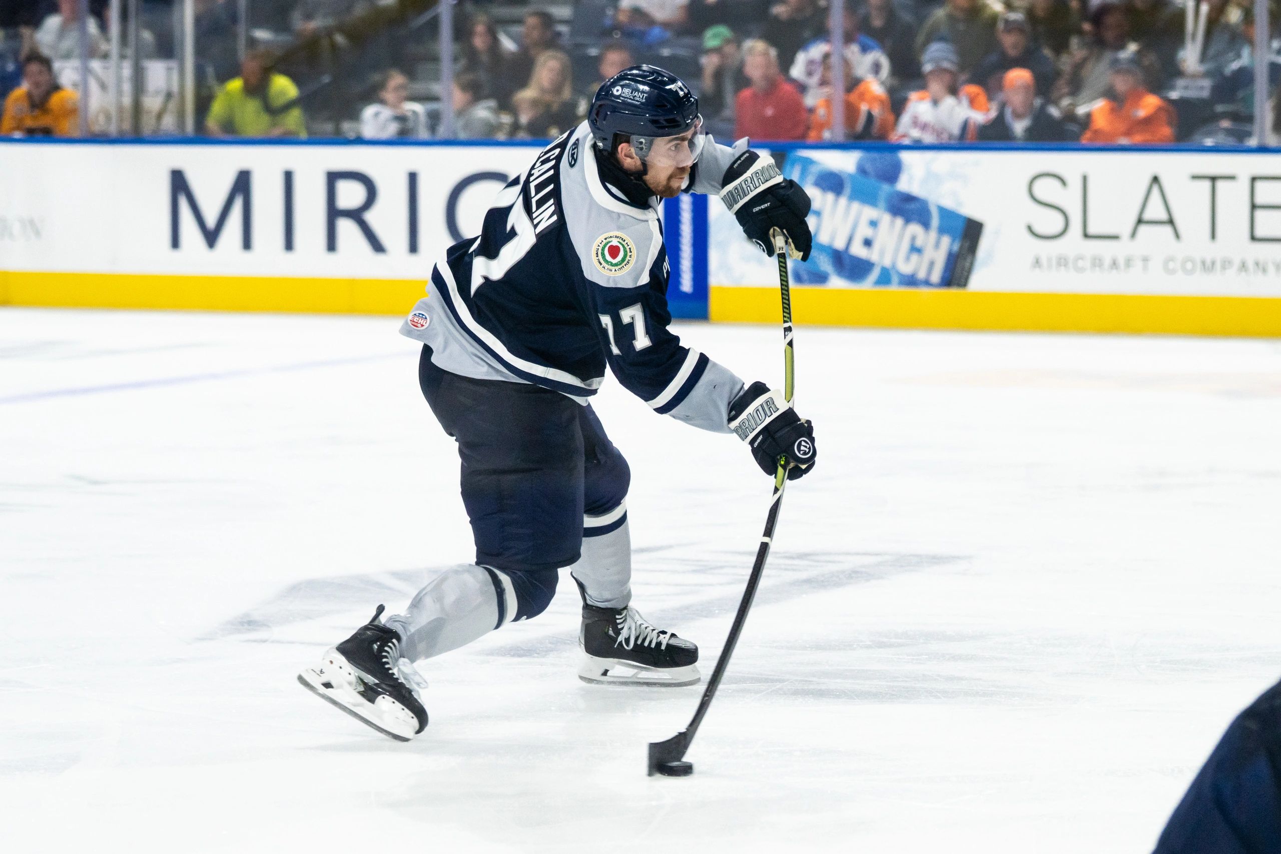 Drew Callin returned to the Railers to play with his brother Anthony (photo by Ben Schenck)