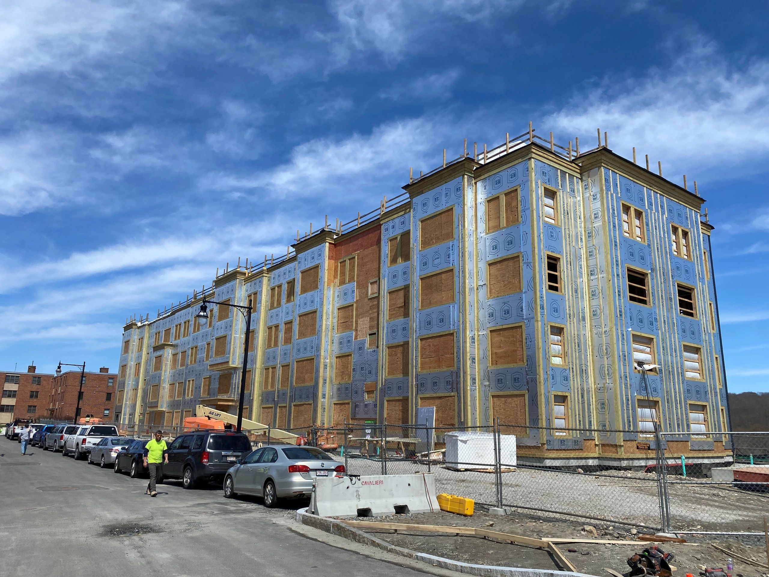 Worcester Housing Authority's Curtis Apartments continues through the phases to completion (photo courtesy Trinity Financial)