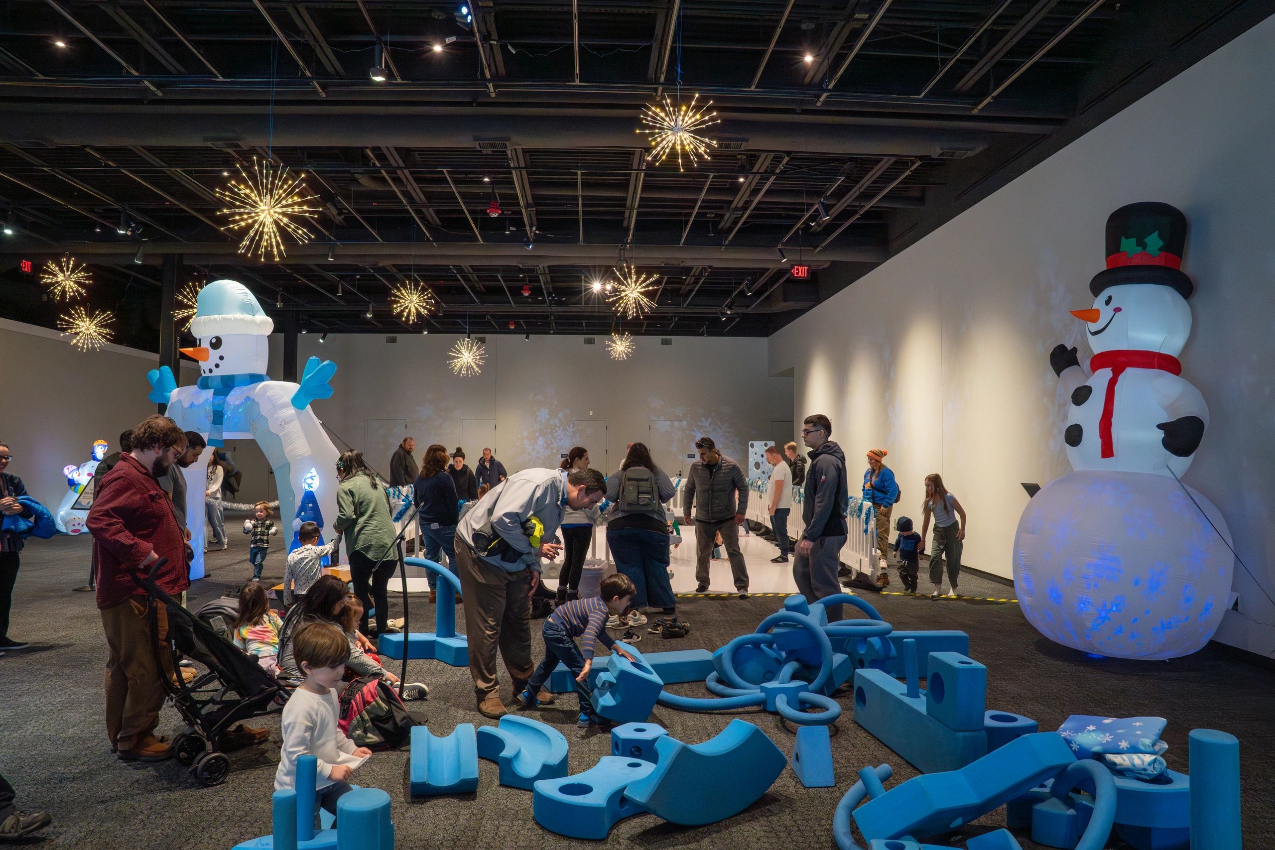 The festival included snowflake symmetry workshops (photo submitted)