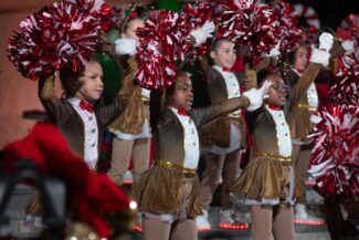 Dancer-singers from the Jo Ann Warren Studio performed to some holiday classics (photo by Steve Smith)