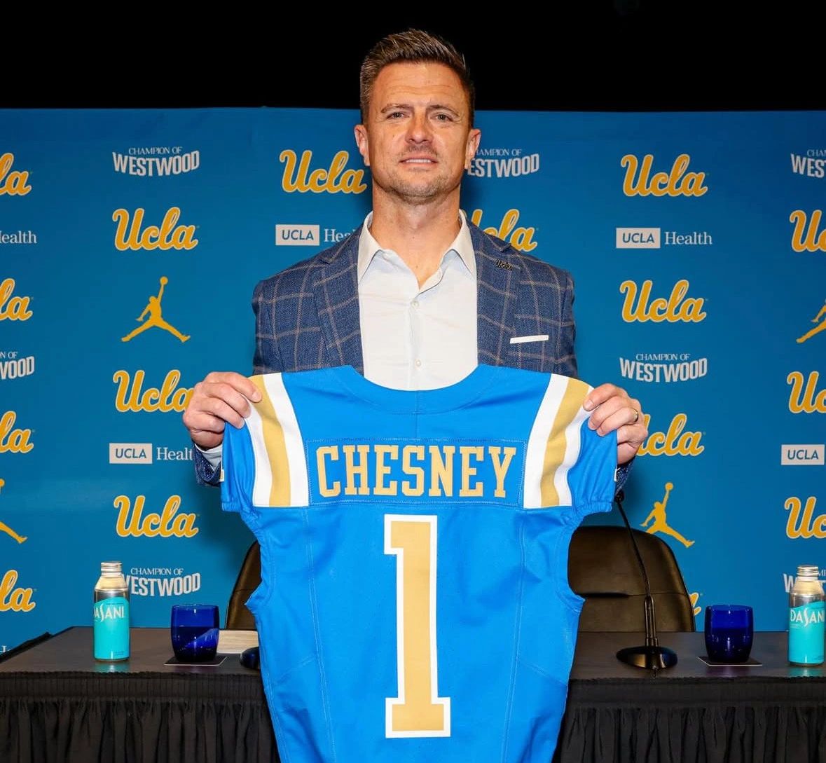 Bob Chesney was formally introduced as head coach of the UCLA football team on December 9 in Los Angeles (photo courtesy of UCLA Athletics)