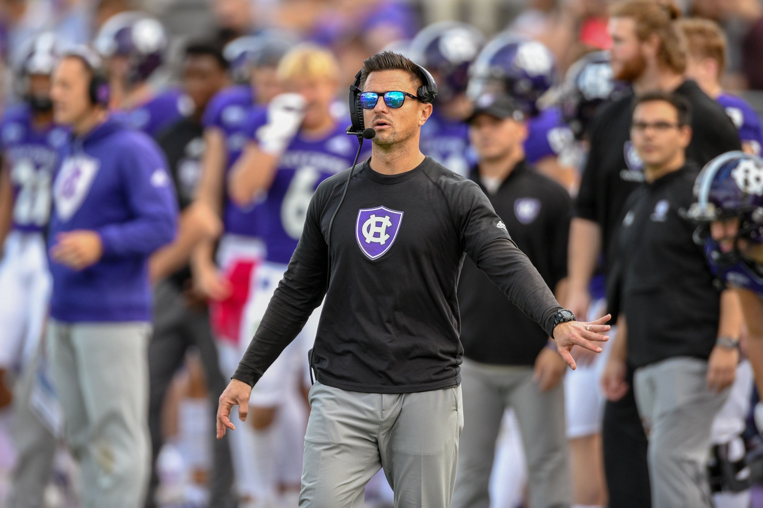 Chesney led the Crusaders to five Patriot League championships in six seasons at Holy Cross (photo courtesy of Holy Cross Athletics)