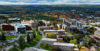The Aspire program focuses on the college's relationship to Worcester (photo courtesy College of the Holy Cross)