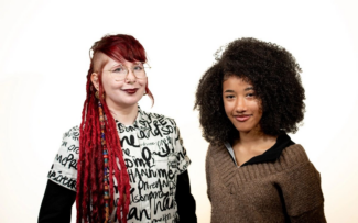 Nicole "Nic" Jean Turner serves as the 2026 poet laureate and Samara Tang-Rainwater serves as the youth poet laureate (photo submitted