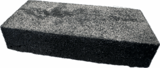 The construction material developed by WPI scientists remove carbon dioxide from the atmosphere while being made (photo credit: WPI)