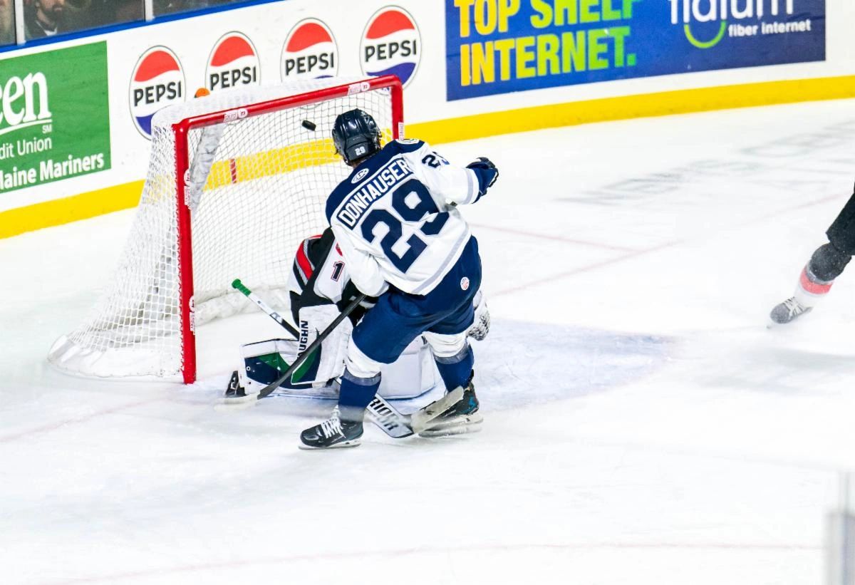 Railers forward Cole Donhauser (photo by Ben Schenck)