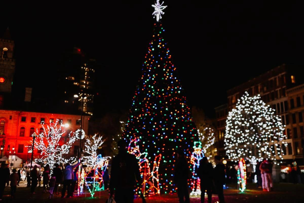 When the lights go up in the city (photo credit: Discover Worcester)