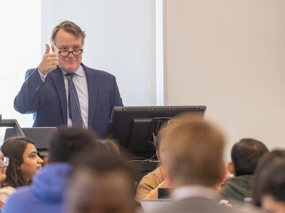 Sen. Michael Moore, who represents the Second Worcester District, said, "While I wouldn’t say the state of housing affordability in the city in 2025 is good, we are seeing some encouraging signs..." (photo by the office of Sen. Mike Moore)
