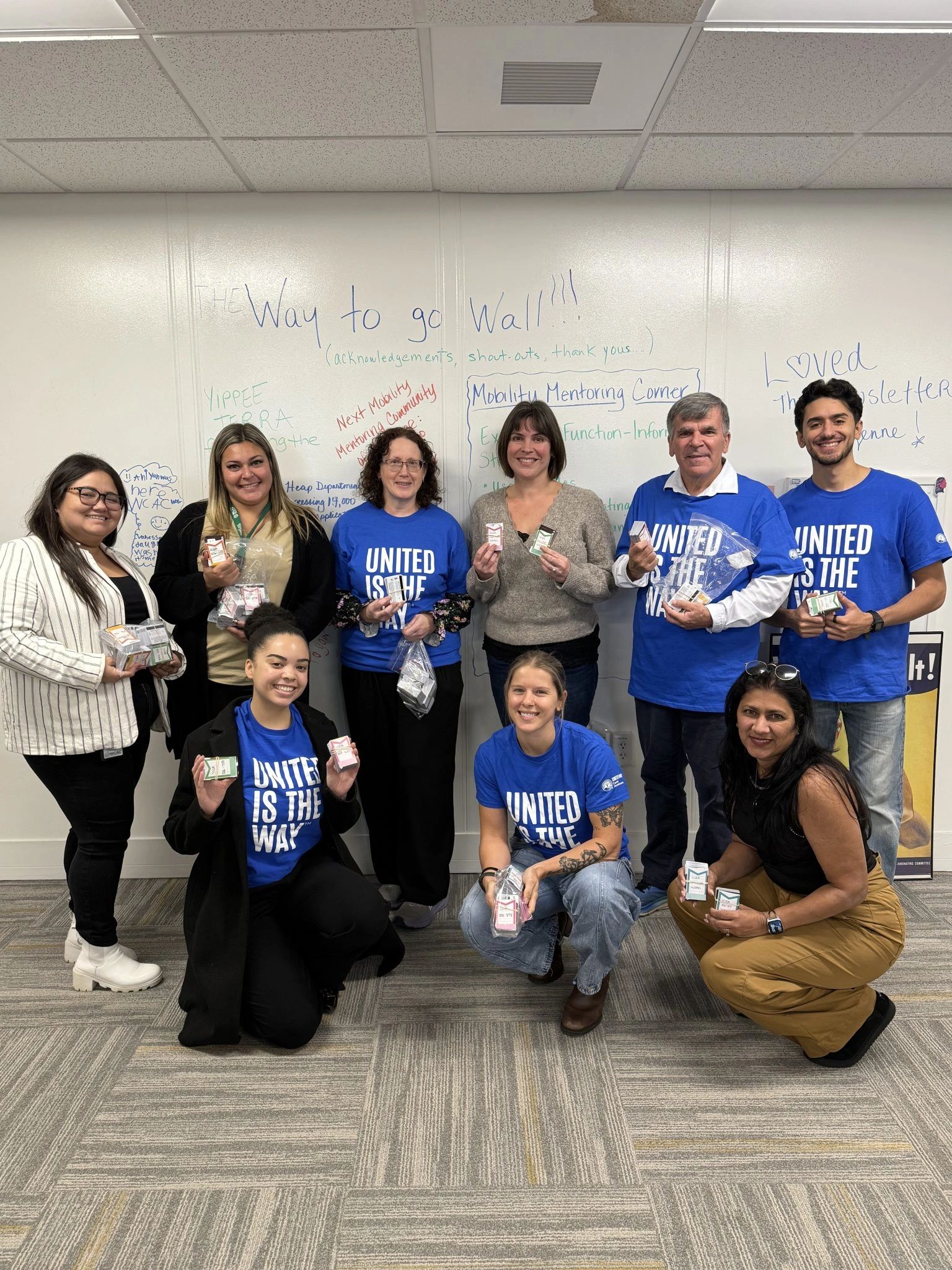 The United Way matched $250
