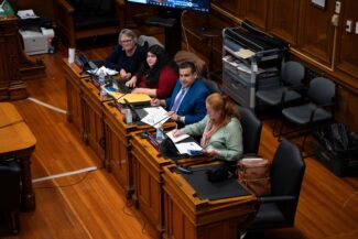 The school committee hits the ground running at its first session of the new year (photo by Bromly Domingo/the Worcester Guardian)
