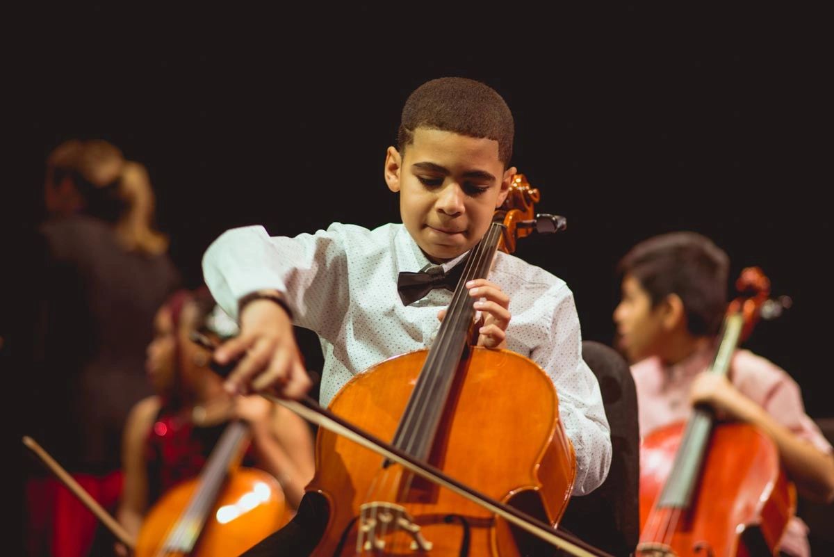 The Worcester Chamber Music Society received $8,000 for its Neighborhood Strings program, which provides free music lessons to youth in downtown Worcester and Main South, along with an additional $7,500 in operating support, as part of more than $2 million given as part of GWCF's Community Grants program last year (photo credit: Worcester Chamber Music Society)