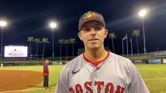 Tyler Uberstine was voted one of the WooSox's most valuable pitchers. Now