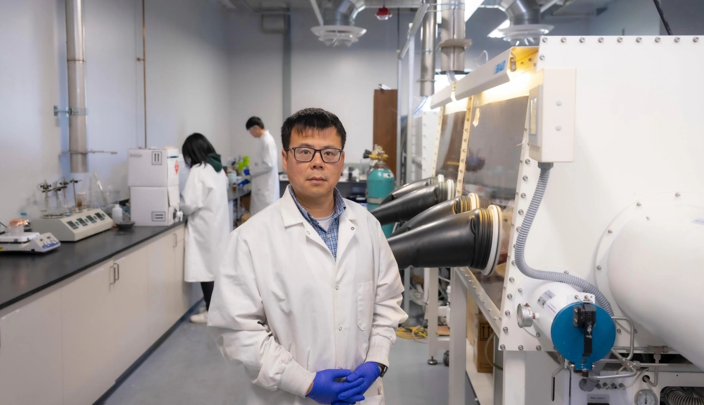 Professor Yan Wang is best known for developing a hydrometallurgical process that allows lithium-ion batteries to be recycled at industrial scale (photo credit: WPI)