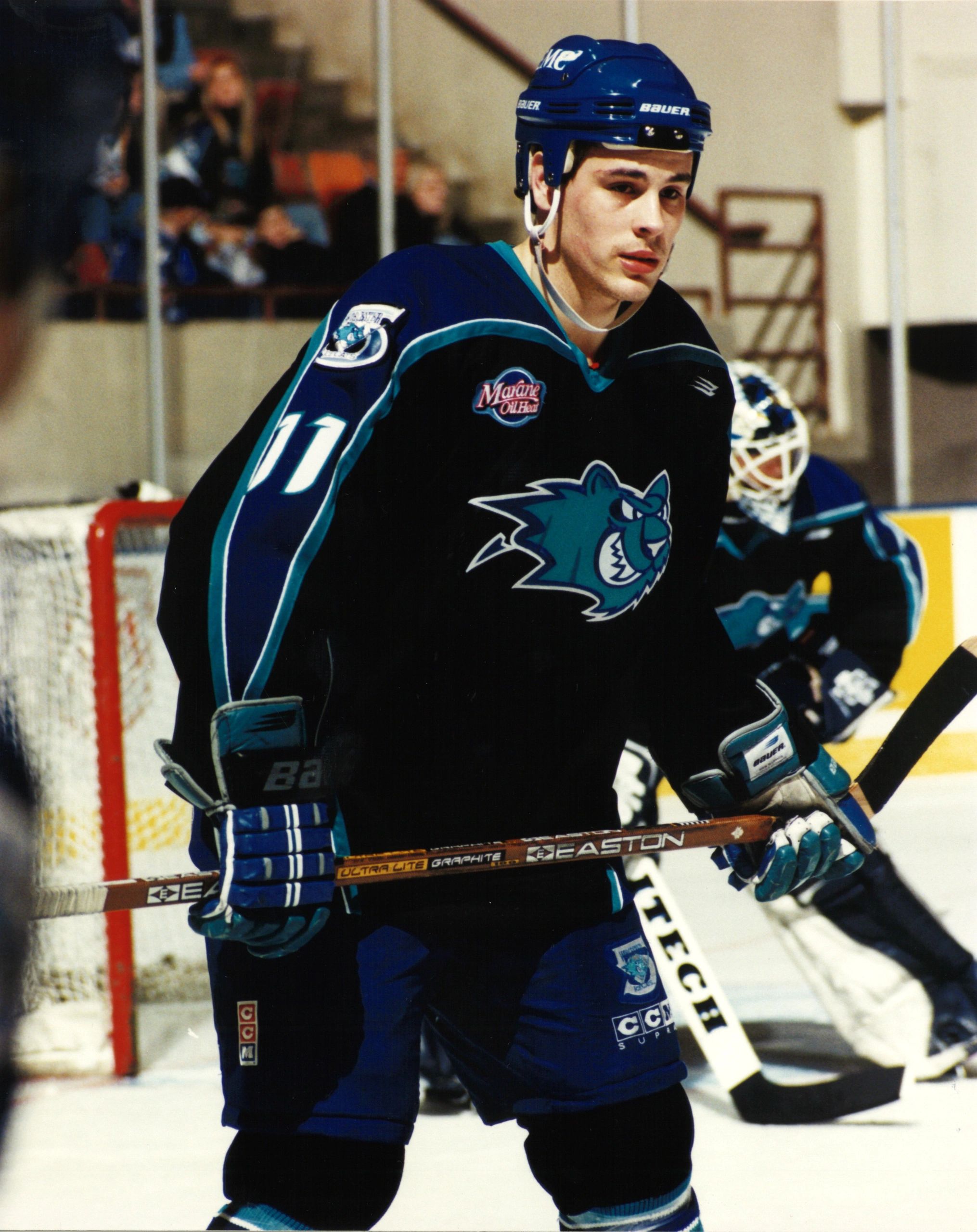 Marty Reasoner played forward for the IceCats 1998-2001 (photo courtesy the Worcester Railers)