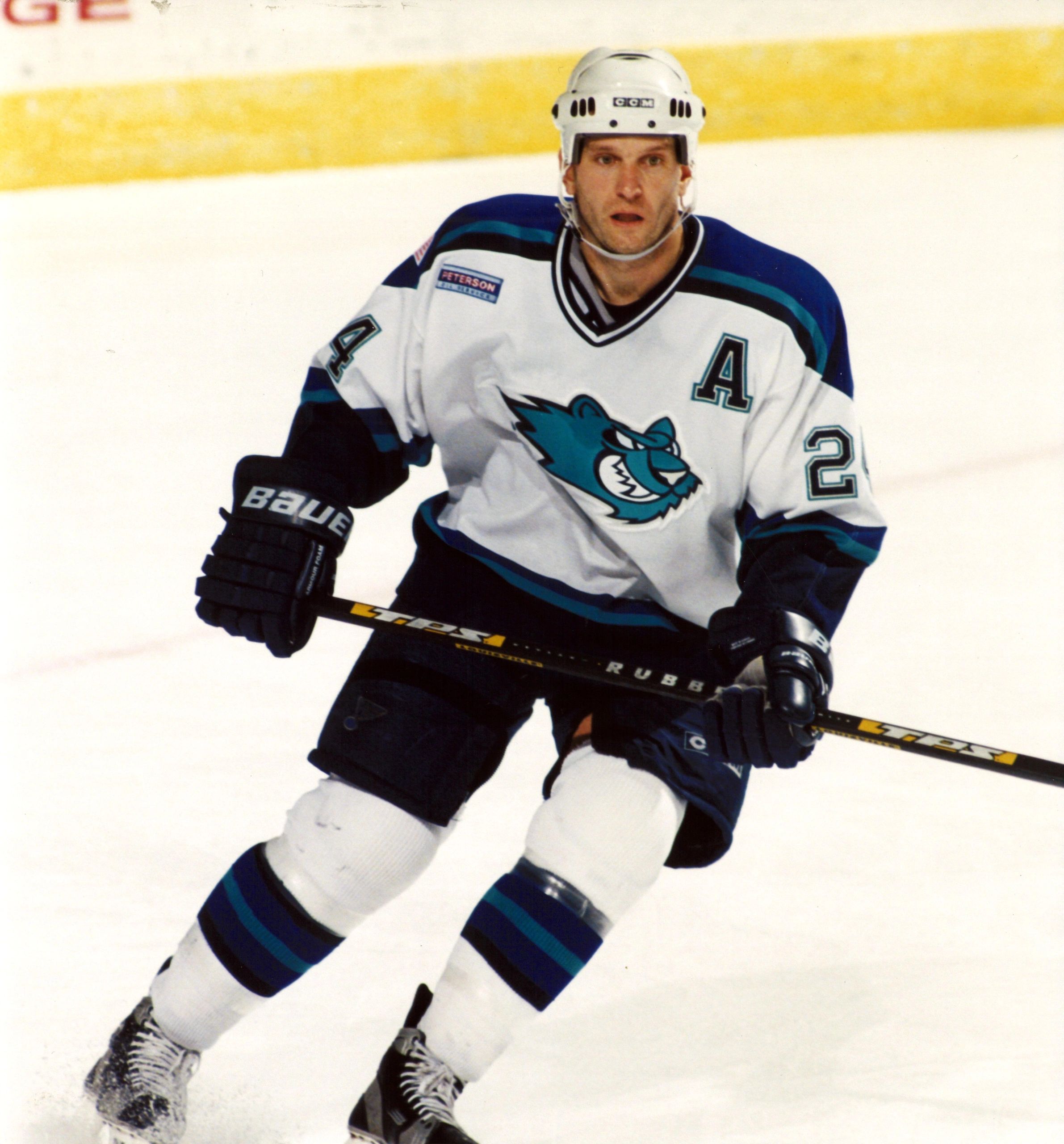 Defenseman Darren Rumble played parts of three seasons with the IceCats (photo courtesy The Railers)