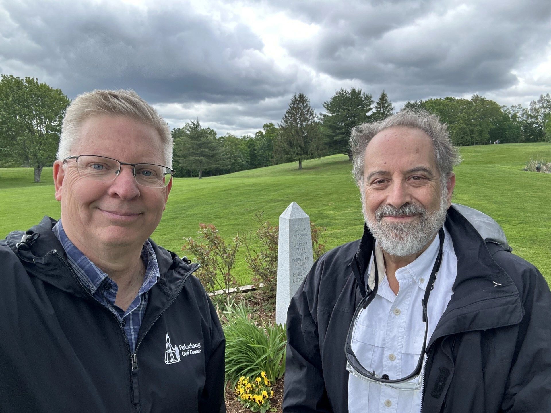 Co-authors Kevin Schindler and Charles Slatkin (photo credit: Lowell Observatory)
