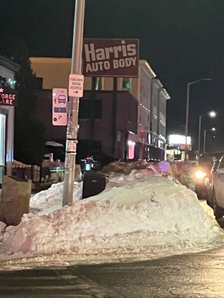 Pedestrian access in Worcester hit by snow, staffing limits