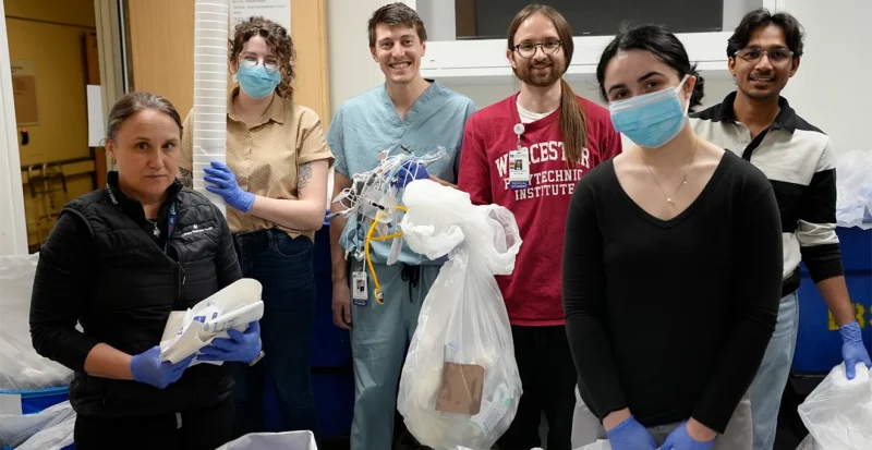 UMass Chan team digs into ER trash to tackle hospital waste