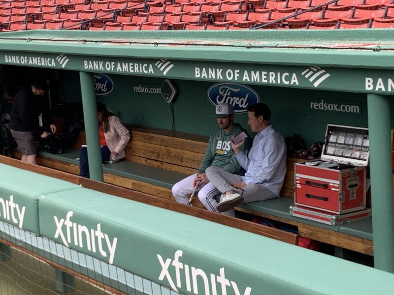 From Worcester to Fenway, Chad Tracy settles into spotlight