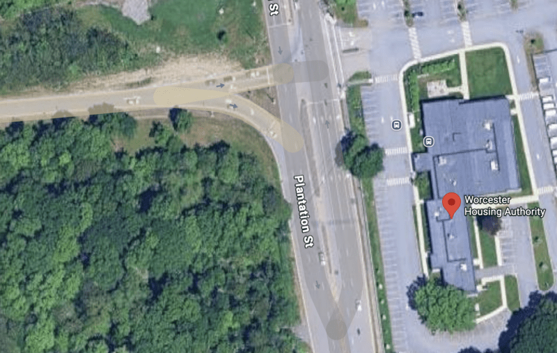 Worcester road safety project targets dangerous I-290 off-ramp crossing