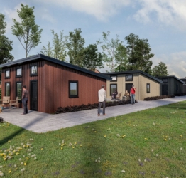 Tiny home village for homeless seniors breaks ground in Worcester
