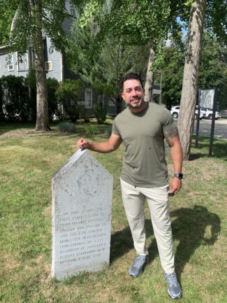 WooSox manager visits site of baseball’s first perfect game