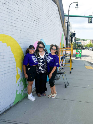 Worcester Wall of Women mural takes shape at YWCA