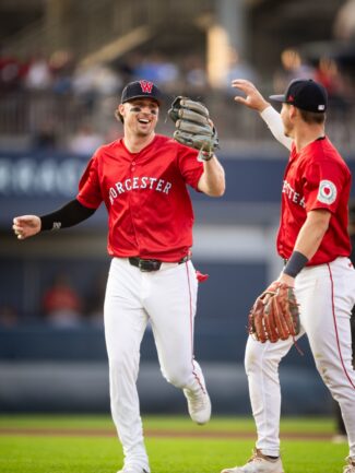 WooSox turn first triple play in Polar Park history