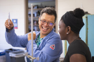 Nearly 100 Girls Inc. participants get a hands-on taste of STEM—and college life—at Clark