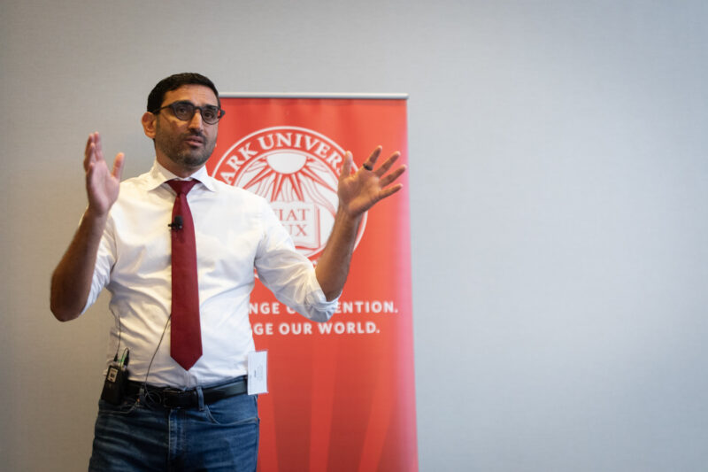 Clark University draws hundreds of higher-ed leaders to Worcester to tackle AI’s expanding role