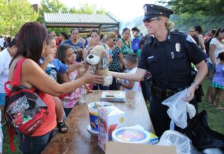 Hanging with the cops: Worcester’s National Night Out returns, giving community chance to party block style with police, first responders
