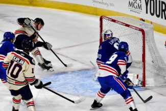Railers’ Cole Donhauser ends 47-game goal drought