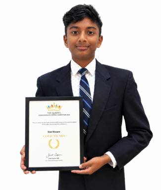 From learning English to winning gold: Young Worcester writer finds his voice